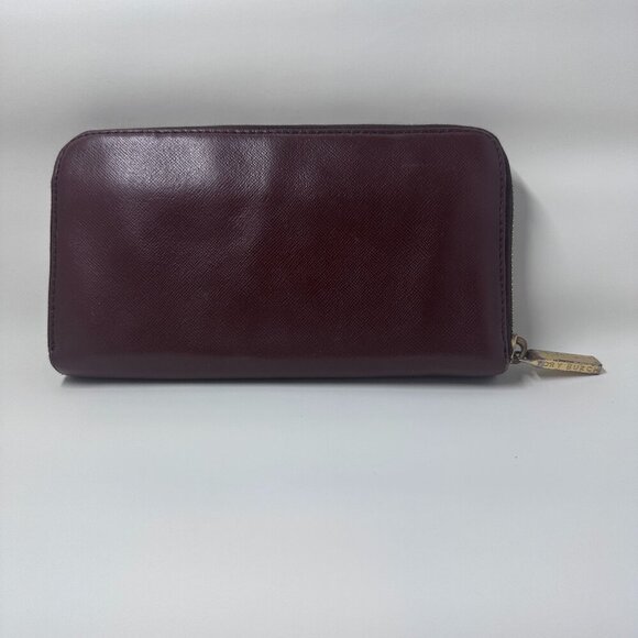 Tory Burch Robinson Brown Leather Wallet - Picture 2 of 7